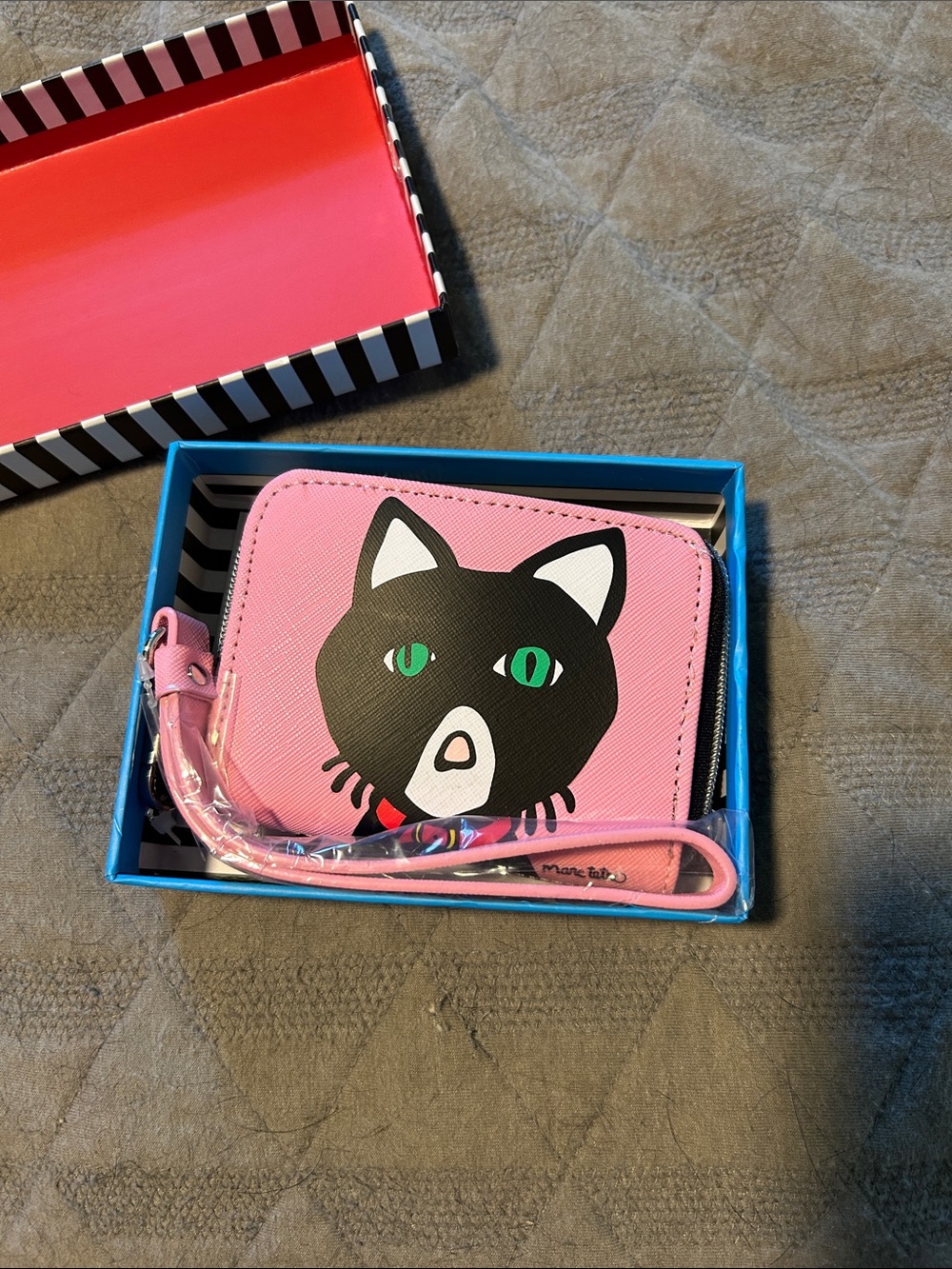 Marc Tetro Pink Cat Wristlet Wallet for Kids